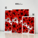 Red Poppy Wall Art Print photo 2